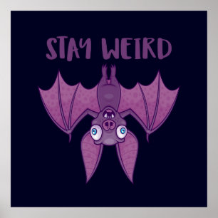 Póster Palo extraño del dibujo animado de la estancia