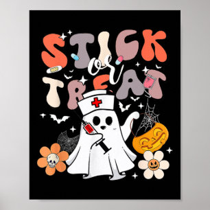 Póster Palo O Tratamiento De La Enfermera De Fantasma De