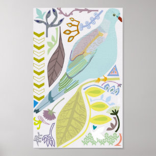 Póster paloma del amor