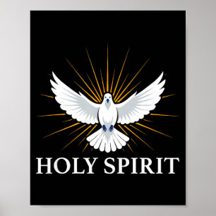 Póster Paloma Espíritu Santo Símbolo Espiritual Cristiano