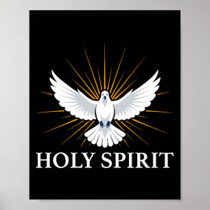 Póster Paloma Srit Santa Simbolo Sritual Cristiano Biblia