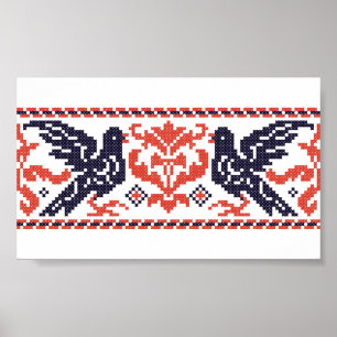 Póster Palomas de pareja