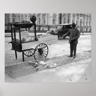 Póster Palomitas de Maíz a la Venta, 1926. Foto Antigua
