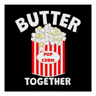 Póster Palomitas de maíz para película BUTTER Together