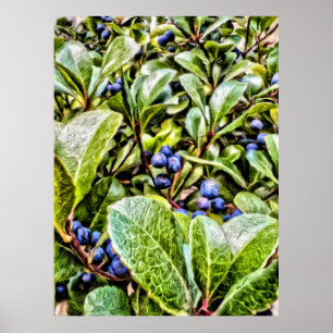 Póster Pamela Storch - Blueberry Bush Serenade