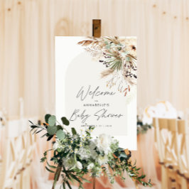 Póster Pampas para bebé barata pasto moderno elegante pos