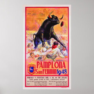 Póster Pamplona 1948