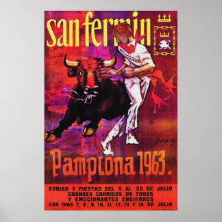 Póster Pamplona 1963