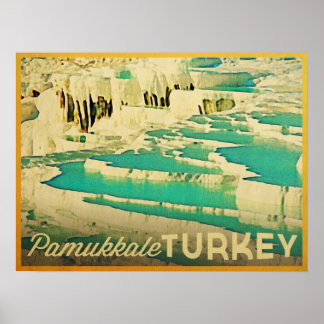 Póster Pamukkale Turquía