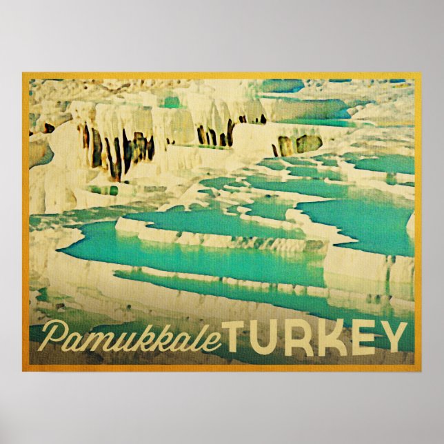 Póster Pamukkale Turquía (Frente)