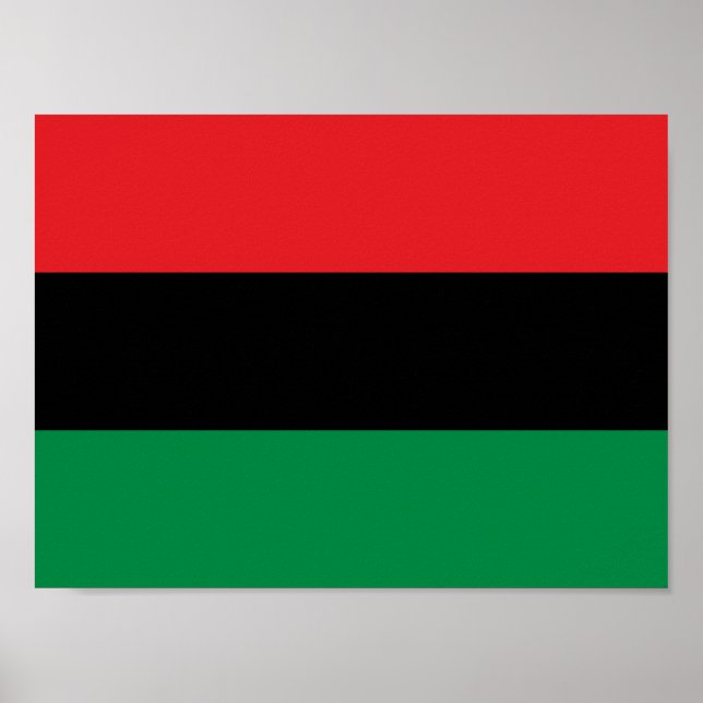 Póster Pan African UNIA Flag (Frente)