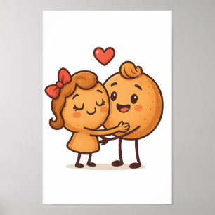 Póster Pan de amor - Diseño Personalizado exclusivo y per