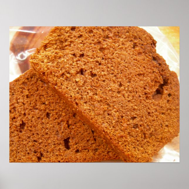 Póster Pan de calabacín de chocolate (Frente)