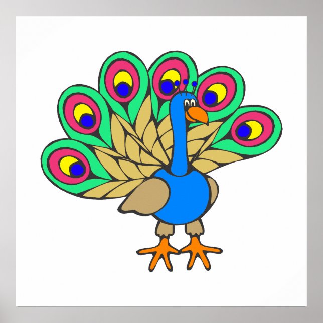 Póster Pan Peacock (Frente)