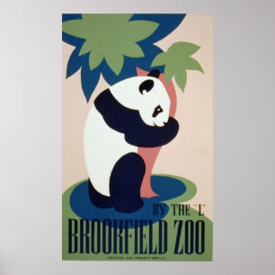Póster Panad zoológico de Brookfield