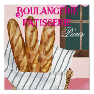 Póster Panadería