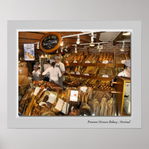 Póster Panadería de Moisson de la premier - Montreal