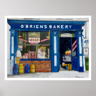 Póster Panadería de O`Brien