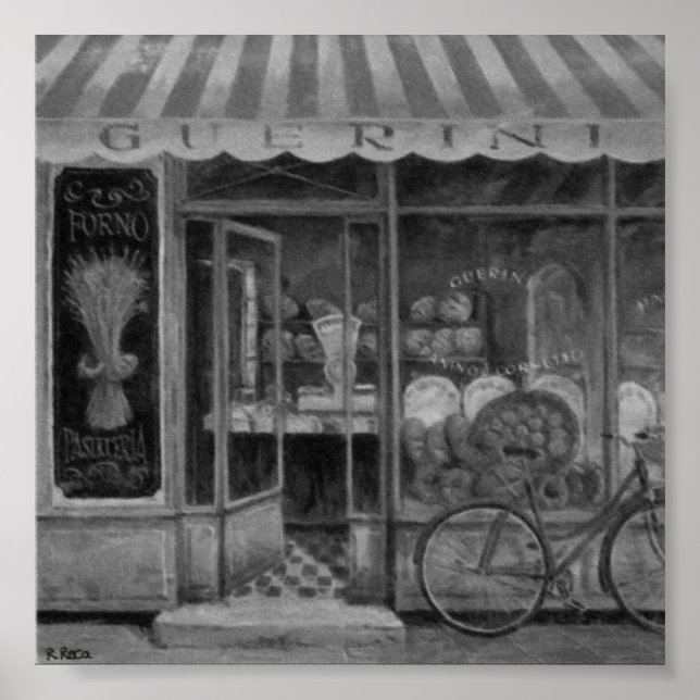Póster Panadería Guerini Hornear (Italia) Charcoil O Atw (Frente)
