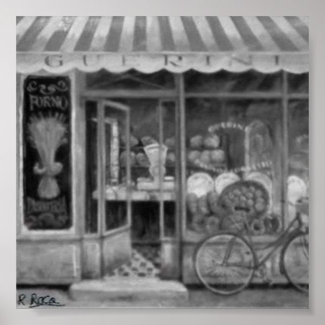 Póster Panadería Guerini Hornear (Italia) Original Atwork (Frente)