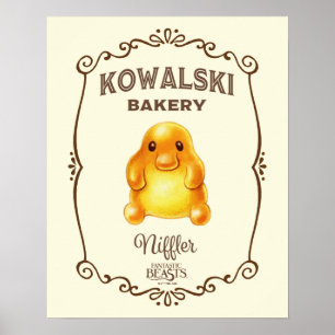 Póster Panadería Kowalski - Niffler
