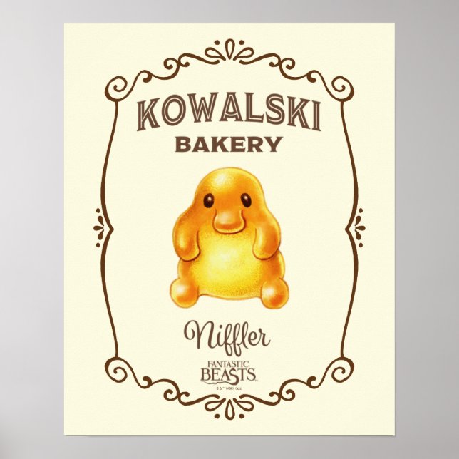 Póster Panadería Kowalski - Niffler (Frente)