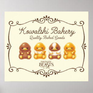 Póster Panadería Kowalski - Nifflers para bebés