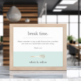 Póster Panadería o comedor/cocina Seguridad