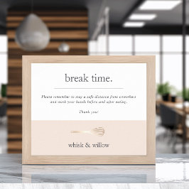 Póster Panadería o comedor/cocina Seguridad