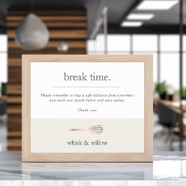 Póster Panadería o comedor/cocina Seguridad