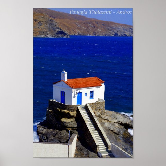 Póster Panagia Thalassini - Andros (Frente)