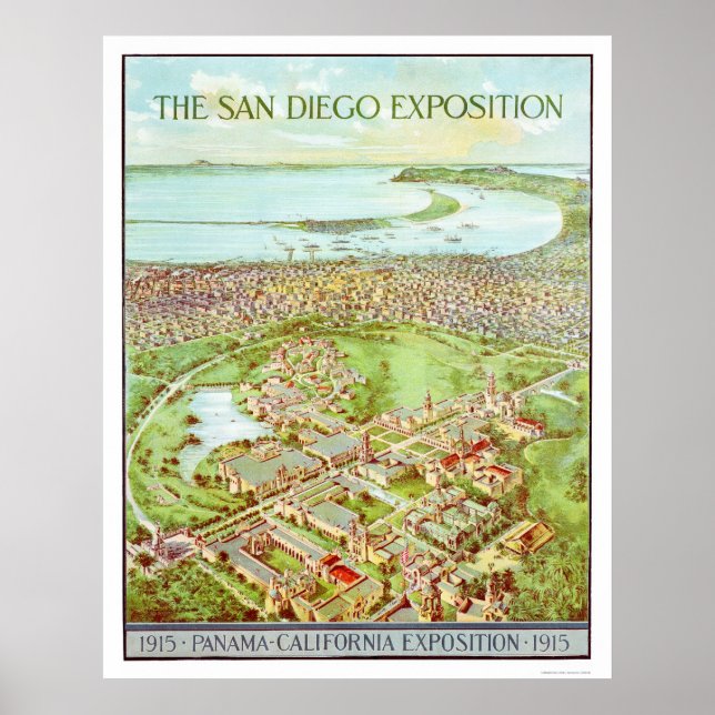 Póster Panamá - Exposición de California en San Diego 191 (Frente)