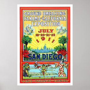 Póster Panamá - Exposición de California en San Diego 191