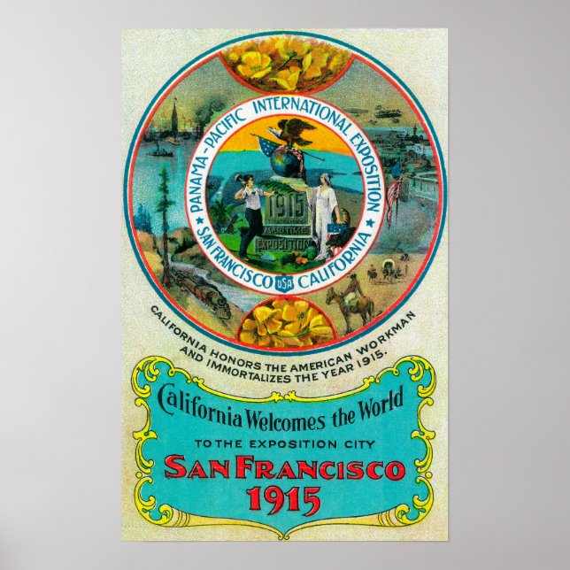 Póster Panamá Pacific International Expo 2 (Frente)