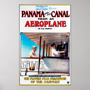 Póster Panamá y la película Promo Poste del Canal Airplan