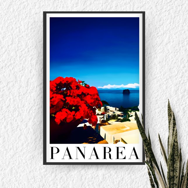 Póster Panarea de la Isla Italiana - Azul Mediterráneo (Subido por el creador)
