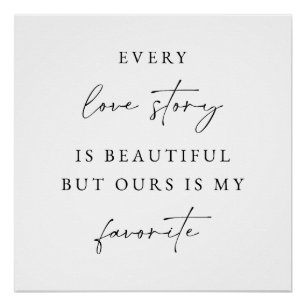 Póster Pancarta de Fondo de Boda con Letra Script Elegant