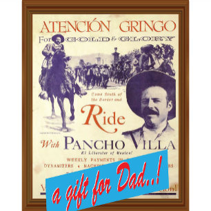 Póster 🎖️ Pancho Villa Vintage