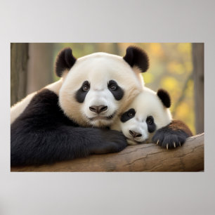 Póster Panda Animal Wild Beauty Freedom Wilderness Art
