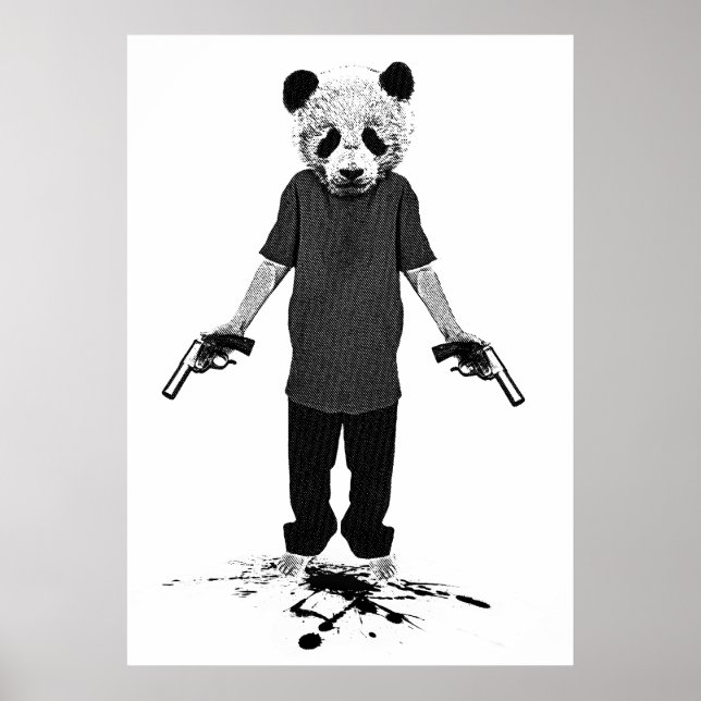 Póster Panda asesino (Frente)