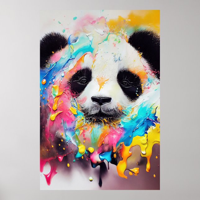 Póster Panda Bear Animal Discovery Adventure Nature (Frente)