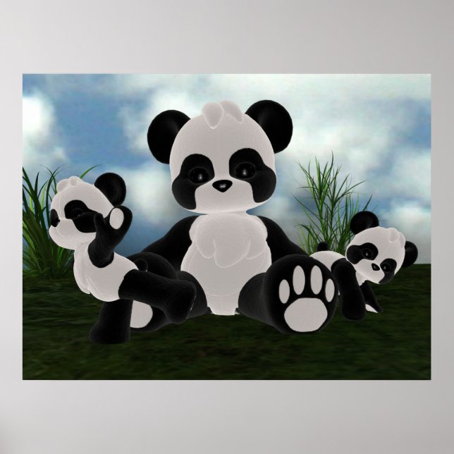 Póster Panda Bearz Sunny Day Poster (Frente)