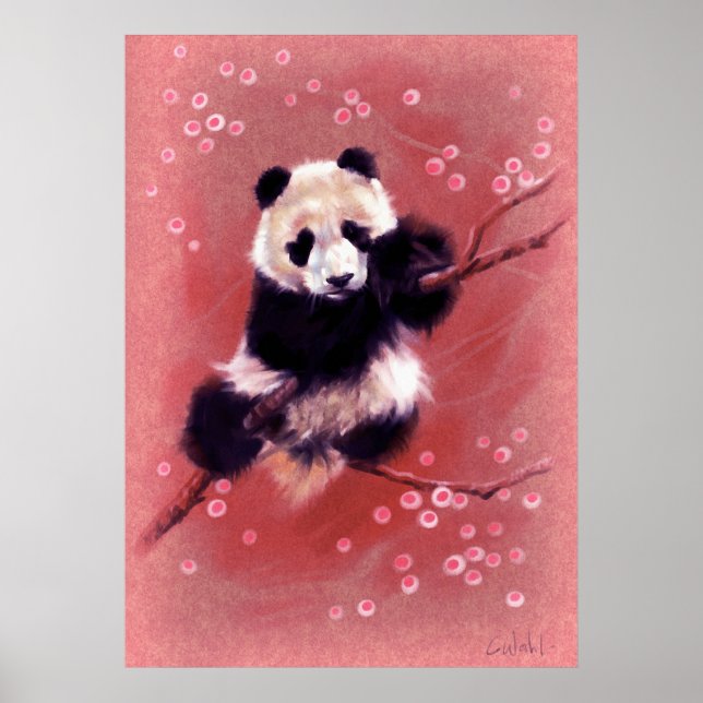 Póster Panda Blossom (Frente)
