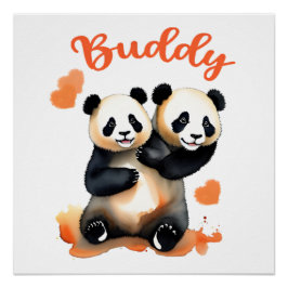 Póster Panda Buddy