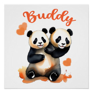 Póster Panda Buddy