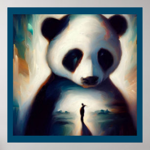 Póster Panda de animales espirituales 1