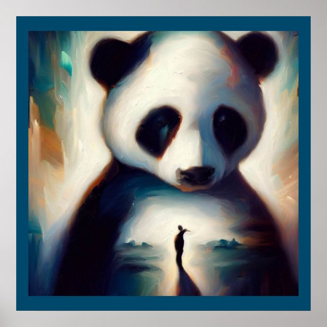 Póster Panda de animales espirituales 1 (Frente)