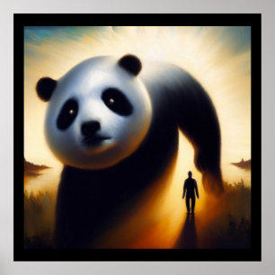 Póster Panda de animales espirituales 3
