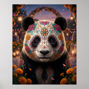 Póster Panda de Azúcar del Cráneo