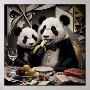 PÓSTER PANDA E HIJO
